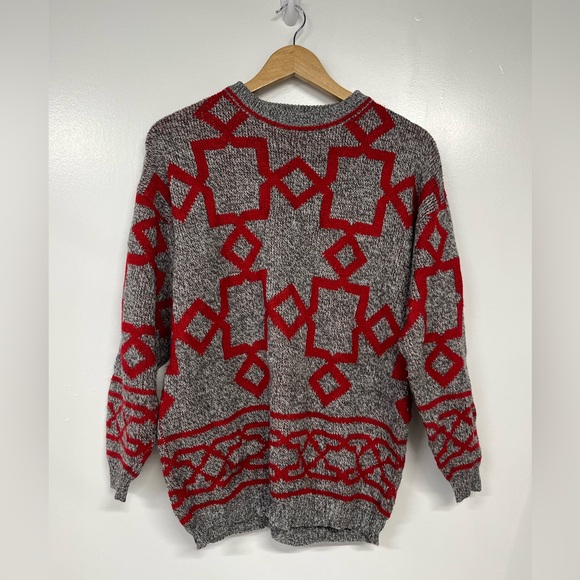 Vintage Other - A.‎ Benedetto Vintage Geometric Sweater Mens Medium